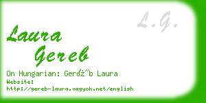 laura gereb business card